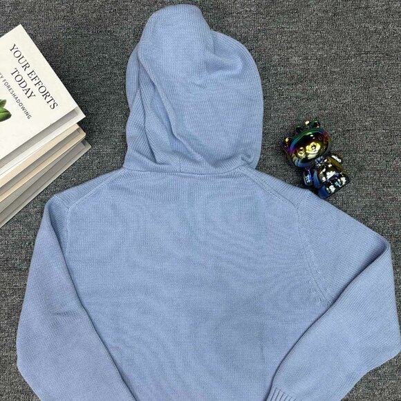 Polo Ralph Lauren Blue hooded sweater with straw hat and bear design - Picture 3 of 8